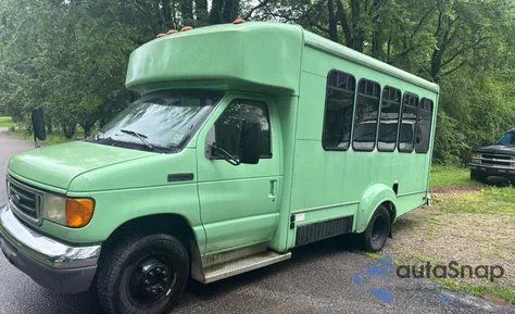 2007 Ford Econoline E350 Super Duty Cutaway Van z USA, uszkodzony, nr VIN 1FDWE35L67DA89757